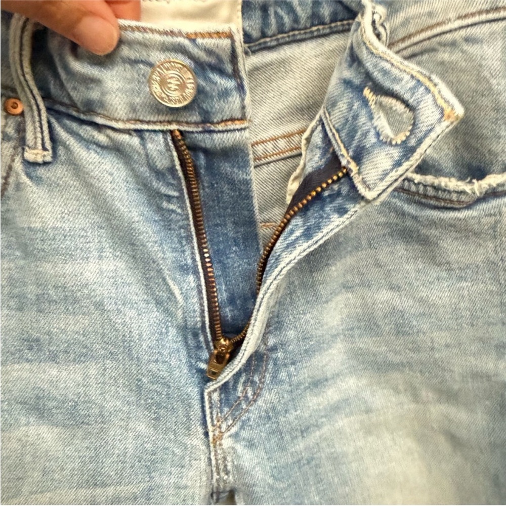 MOTHER Light Blue Flare Jeans - Picture 5 of 7